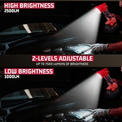 CISIVIS LED Flashlight Cordless Led Work Light Compatible Milwaukee M18 Battery