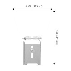 1Pair Reusable Bench Shield Attachment Accessories with Stainless Steel and ABS