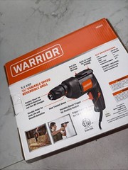 WARRIOR 3.2 Amp 3/8&Prime; Variable Speed Reversible Drill – Model #58528