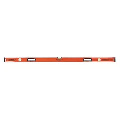 Johnson Level & Tool 1717-7200 Box Level, Aluminum, 72 In. L, Yellow