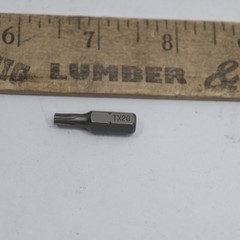 Torx Insert Bit 1/4 » Hex Drive TX20