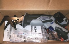 MISSING CHARGER! Workpro 12V Cordless Reciprocating Saw, 2.0Ah Li-Ion Battery