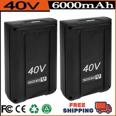 2PCS For KOBALT 40V Volt MAX Lithium Ion 6.0 AH Battery KB254-06