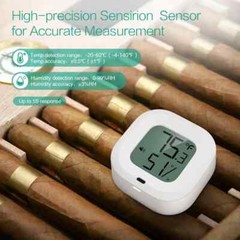2Pcs Wireless Thermometer Hygrometer Mini Bluetooth 5.0 Indoor Temperature and H