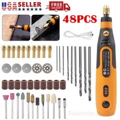 48pcs Abrasive Rotary Tool Grinding Sanding Cutting Polishing Accessories Set US