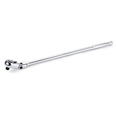 WORKPRO 3/8&Prime; Drive Extra Long Flex Head Ratchet 18&Prime; Ratchet Handle Quick Release