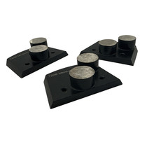 3PCS Diamond Floor Grinding Discs Trapezoid 120 Grit Medium Bond Concrete Tool