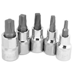 Performance Tool W13500 Mortorq Bit Socket Set, 5Pc – Professional Grade Torx…