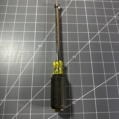 Klein Tools 646-3/8M Magnetic Nut Driver, 3/8 Inch 6” Long Shaft Made In USA