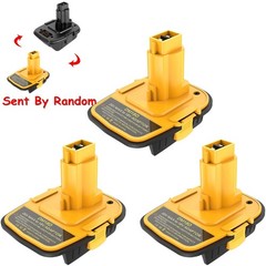 3PACK DM18D Converter Compatible with Dewalt 20V Battery & Milwaukee 18V Battery