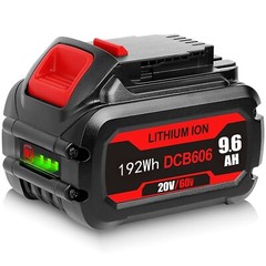 9.6Ah Lithium-ion Battery For DEWALT DCB609 20V/60V MAX FLEXVOLT DCB606 DCB612