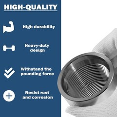 1-1/4&Prime; Galvanized Drive Coupling Connect the Well Pipe- Well Point Drive Coupler
