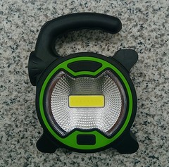 Battery Powered COB LED Portable Work Light, 2 Light Sources, 60&100 Lumens