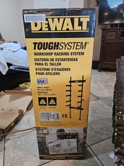 NEW DEWALT ToughSystem Wall Mounted Workshop Racking Rack Metal 70.5&Prime; DWST08260
