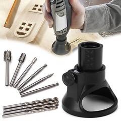 For Dremel Rotary Multi Tool Cutting Guide HSS Router Drill Bits Kit Attachment