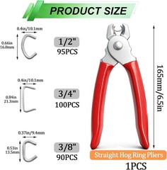 Hog Ring Pliers Set – Upholstery Installation Kit car Seat Cover Heater Cooler