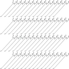 Funrous 100 Pack Peg Board Hooks Stainless 8 Inch, as the pictures shown