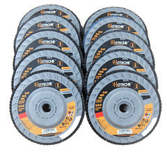 10Pc Flap Disc Speed Hub Grinding wheel 4-1/2&Prime; x 5/8&Prime;-11 60 Grit For Aluminum