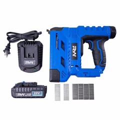 RealWork 20V Cordless Combo Tool – Brad Nailer/Staple Gun with Battery & Charger