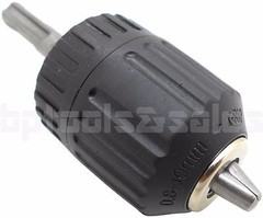 Keyless Drill/Screw Bit Chuck SDS Plus Adapter 1/32&Prime; – 3/8&Prime; Rotary Hammer Drill
