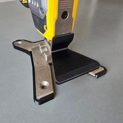 DEWALT Construction Jack Protective Pads Base Tongue Set Black PETG Vilamy