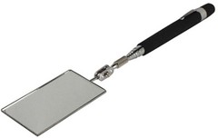 Telescopic Telescoping Rectangular Inspection Mirror Flex Neck Extends 7&Prime; to 35&Prime;