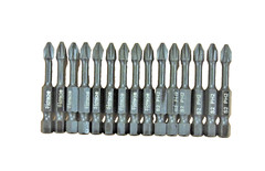 HOTECHE 15 PC PH2 Impact Screwdriver Bits Magnetic 1/4&Prime; Shank 2&Prime; Long 251019