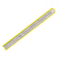 U.S. Solid Stainless Steel Metal Ruler 12 inches
