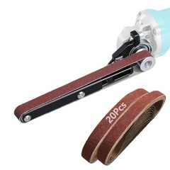 Belt Sander Attachments for Angle Grinder,3/4 x 20.5&Prime; Detailing Bandfile Sand…