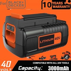 replace for Black and DeckeMax 3.0Ah Lithium Ion Battery Model LBX1540 Drills US