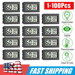 Lot Humidity Meter Thermometer Digital LCD Indoor Temperature Hygrometer Tester