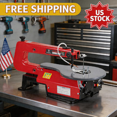 Speed Scroll 16-Inch – Extra-Large Tilting Table No Light Speed 400-1600 SPM Saw