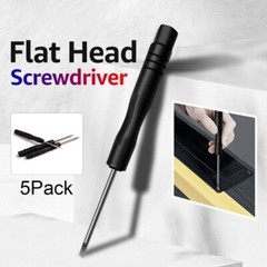 5PCS Small Mini Flat Head Screwdriver Precision Flathead Repair Tool 3.2in*0.3in
