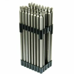 32PC Extra Long 6&Prime; Security Bit Tamperproof Set Hex Torx Star Pozi Tri-Wing