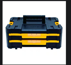 Stackable 18-Compartment Double Shallow Drawer Small Part Tool Storage Organizer
