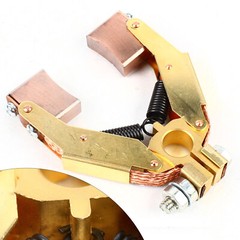 Copper Motor Carbon Brush Herringbone Holder V-shape For Slip Ring Fit DC motor