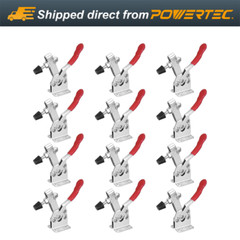 POWERTEC Quick Release Horizontal Toggle Clamp 201B 300lb Holding Capacity 12PK