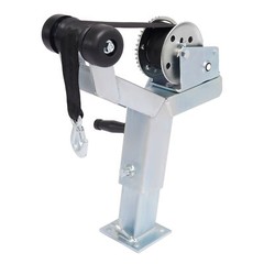 Adjustable Winch Stand Winch Post W/ 1400lbs Winch Roller For Boat Trailers