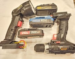Harbor Freight Drill Master DeWalt Bauer Hercules 20V Cordless Tool Battery Adap