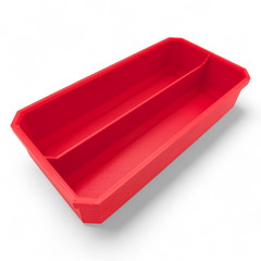 Milwaukee Packout Long Bin Insert for 8431 & 8436 | 2-Compartment PETG