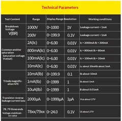 Digital Transistor Dc Parameter Tester Dy294 Capacitor Inductance Diode