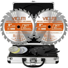 10 » Stacking Dado Blade Set, 24-Tooth, 5/8-Inch Arbor, 23 Pieces