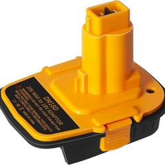 1 Pc Battery Adapter with USB Compatible with Dewalt 20V Battery,20V to 18V