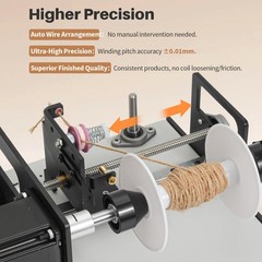 CHENNTA Automatic Coil Winding Machine, CNC Automatic Wire Winder with 0.01MM