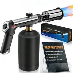 ARTFLAMM Propane Torch with One-Touch Max Fire, Safety Lock, Blow Torch Gun f…