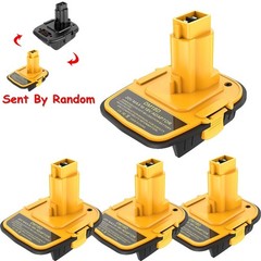 4PACK DM18D Converter Compatible with Dewalt 20V Battery & Milwaukee 18V Battery