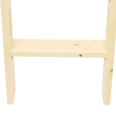 3 Steps Solid Wood Bed Ladder, Durable Step Ladder, for Dorm, Teens Adults Room