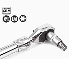 Chrome Vanadium Steel HEX 6 Point Star Security Torx Bit Socket Tools