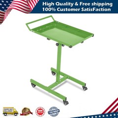 300LBS Tool Rolling Work Table Mobile Tray Cart With with Lockable Wheels 35-44&Prime;