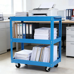 Tool Cart on Wheels, 3 Tier Rolling Mechanic Tool Cart, Heavy Duty Steel Utility